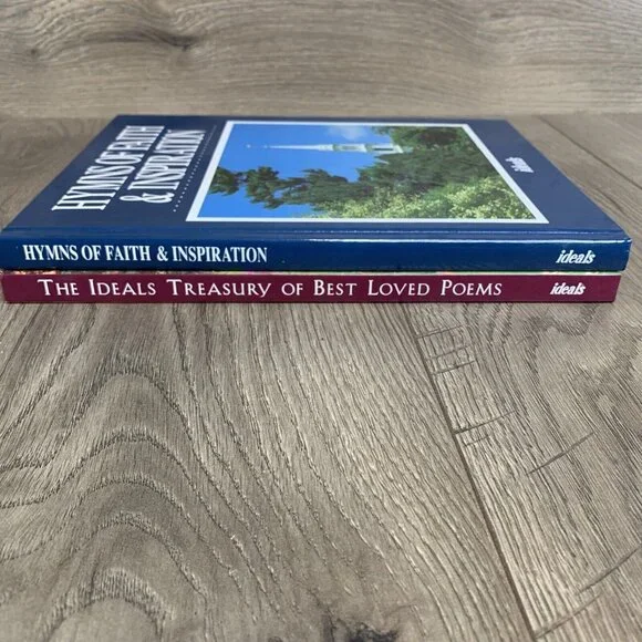 Ideals/Guideposts Lot of 2 The Ideals Treasury Best Loved Poems & Hymns of Faith - Picture 5 of 9